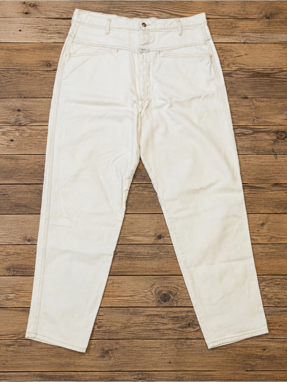 Vintage Men's Girbaud Jeans White 36x32 White/Cream